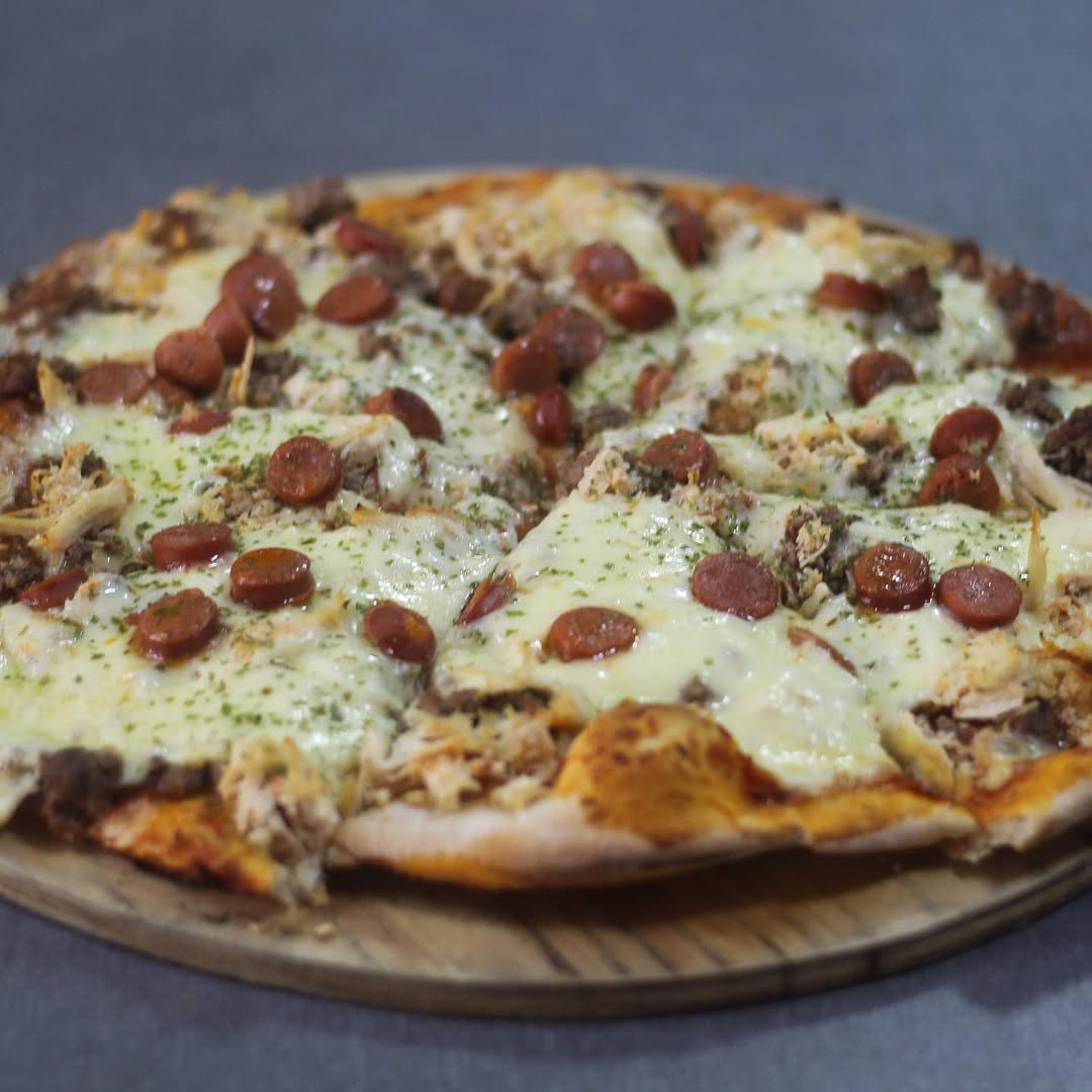 Pull-Apart Pizza Bread with Beef Pepperoni 3 how to make Pizza Bread with Beef image