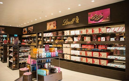 lindt chocolate shop