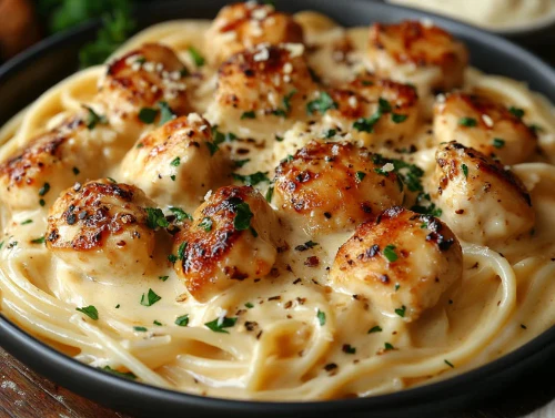 Garlic Butter Chicken Bites with Creamy Parmesan Pasta: A Comforting Weeknight Dinner Worth Craving 1 Garlic Butter Chicken Bites with Creamy Parmesan Pasta image