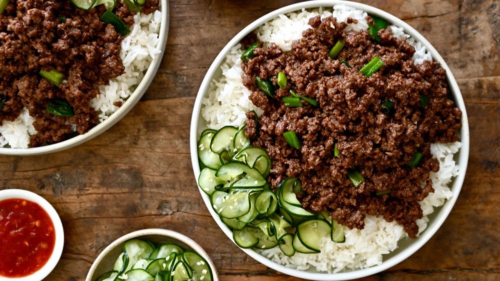mongolian ground beef image