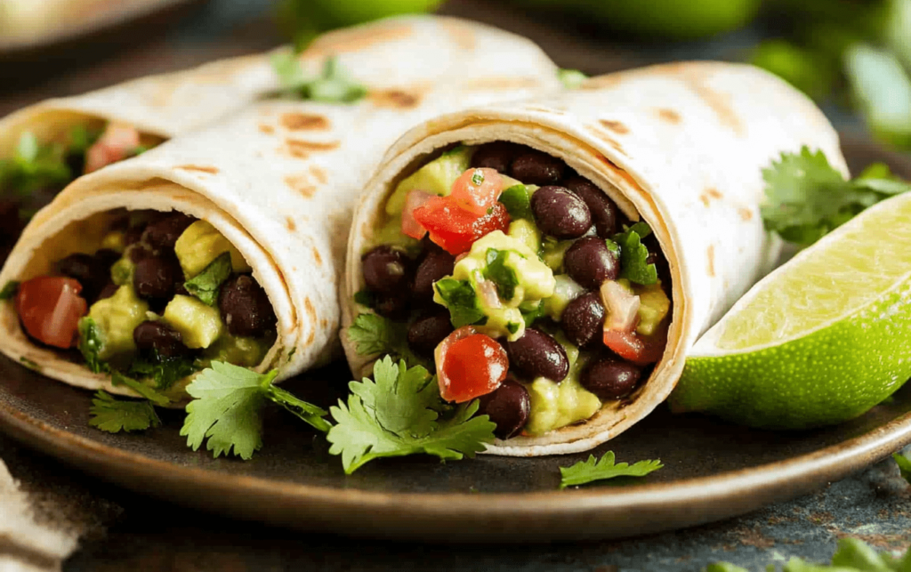 Black Bean Avocado Wraps image