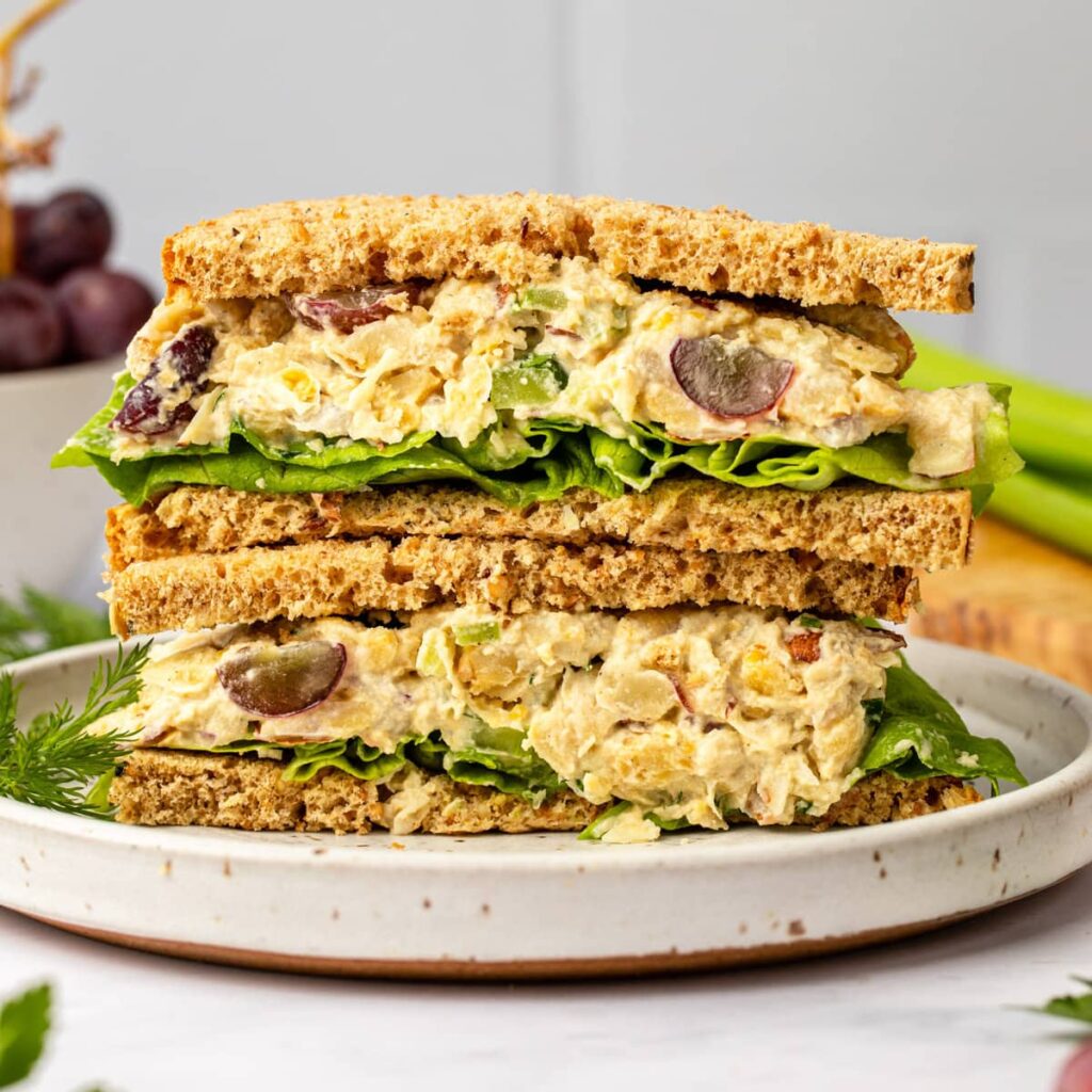 vegan Chickpea Salad Sandwiches