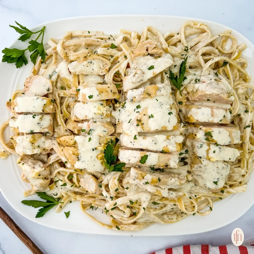 Garlic Parmesan Chicken Pasta