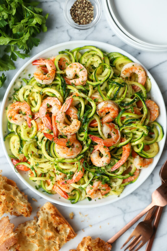 Garlic Butter Shrimp Zucchini NoodlesIMG 9173 1