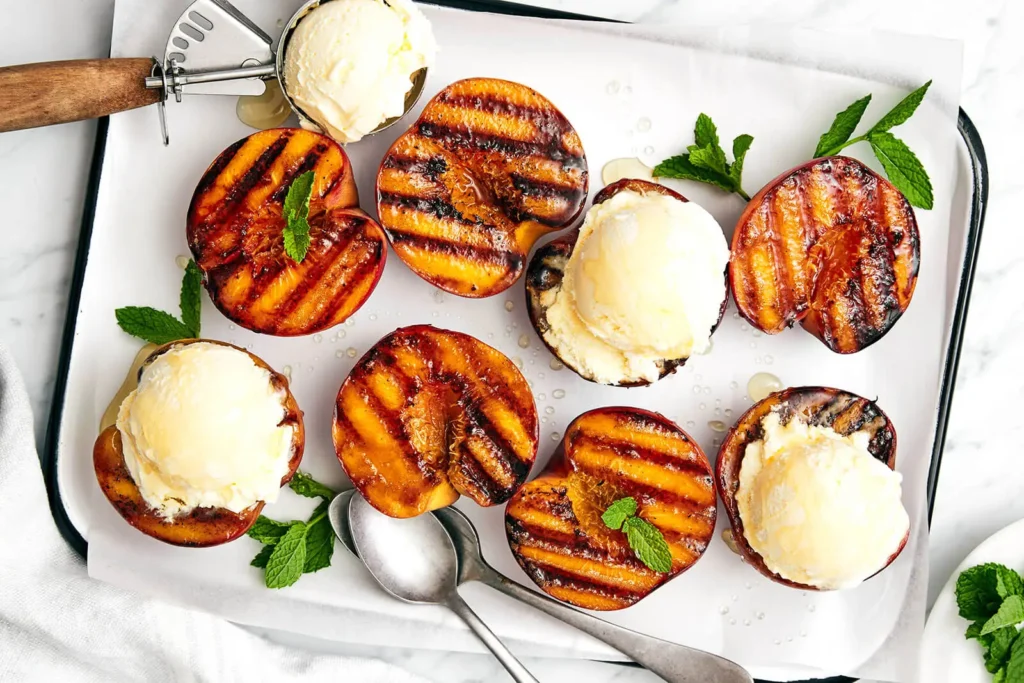 Grilled Peaches main