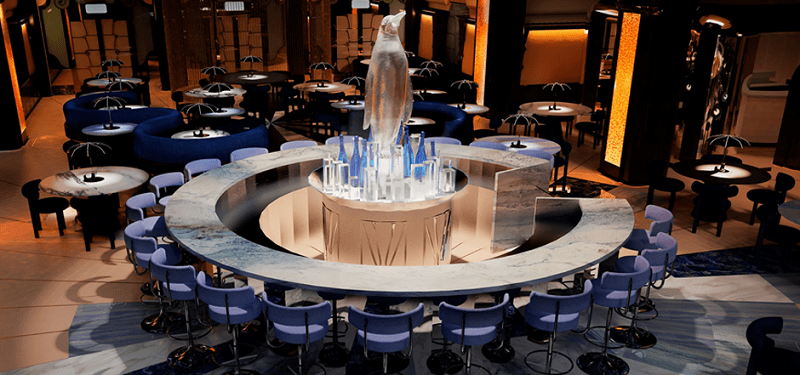 Park Row Penguins Iceberg Lounge