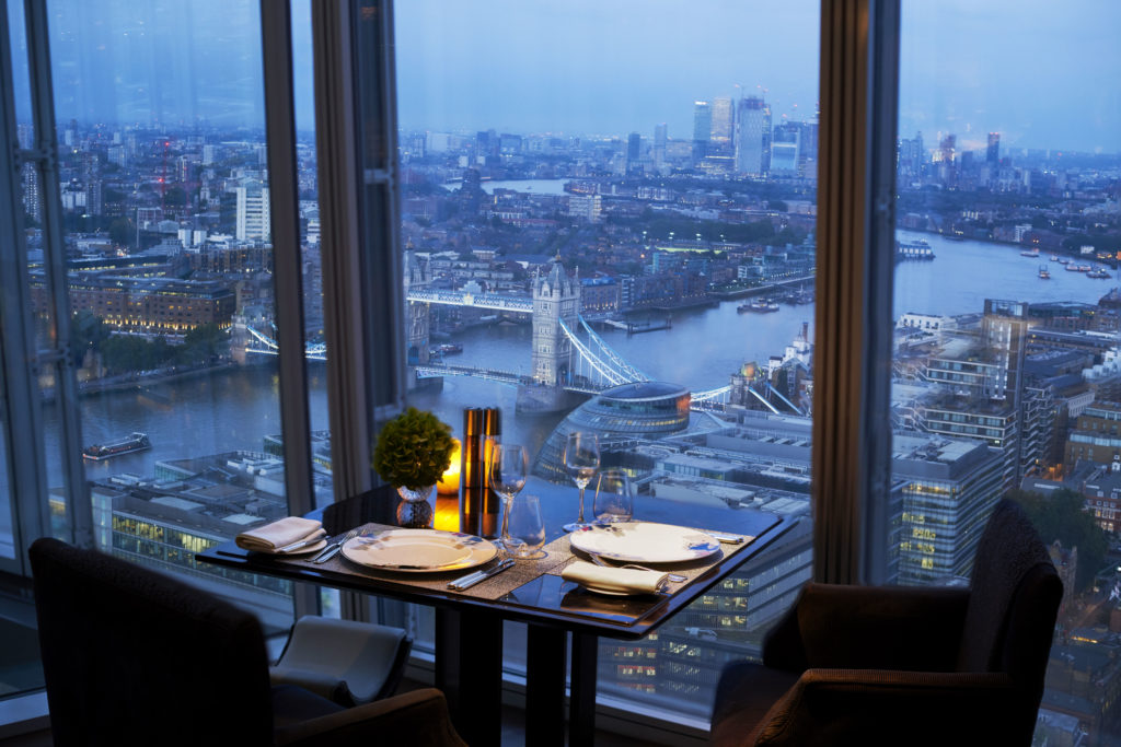 Shangri La The Shard London TING Restaurant Table With View 1024x683 1
