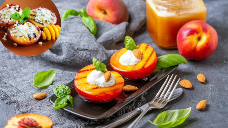 Grilled Peaches Yogurt image