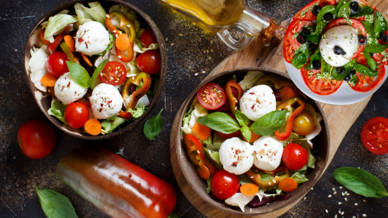 Caprese Salad Tomato, Mozzarella, Basil