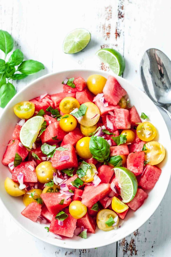 Watermelon Salad Vertical