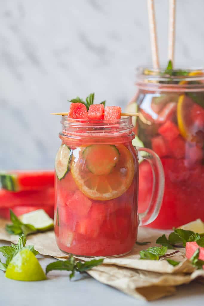 Cucumber Mint & Strawberry Lemonade