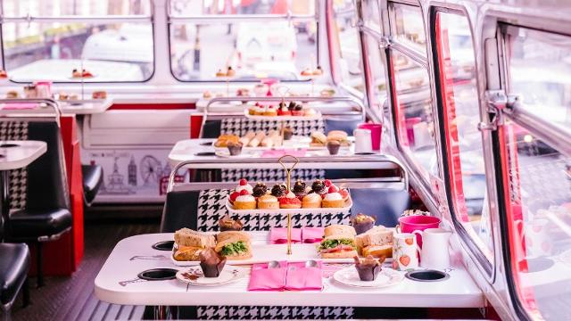 Vegan Afternoon Teas in London: The Ultimate Guide for Plant-Based Indulgence 5 brigits bakery afternoon tea bus tour brigits bakery afternoon tea