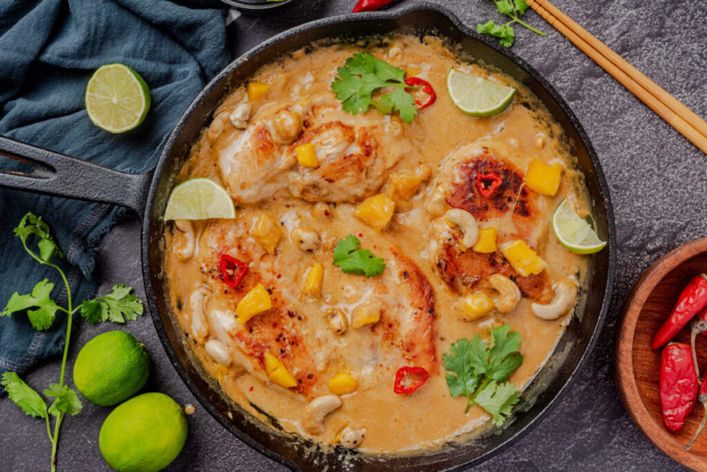 Serve With Coconut Lime Chicken