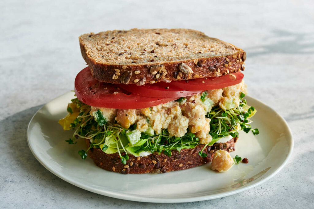 Chickpea Salad Sandwiches image