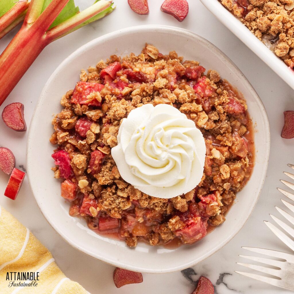 Best Rhubarb Crisp