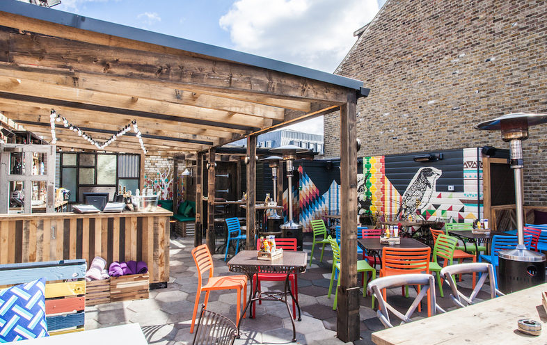 the loft beer garden pub in wimbeldon