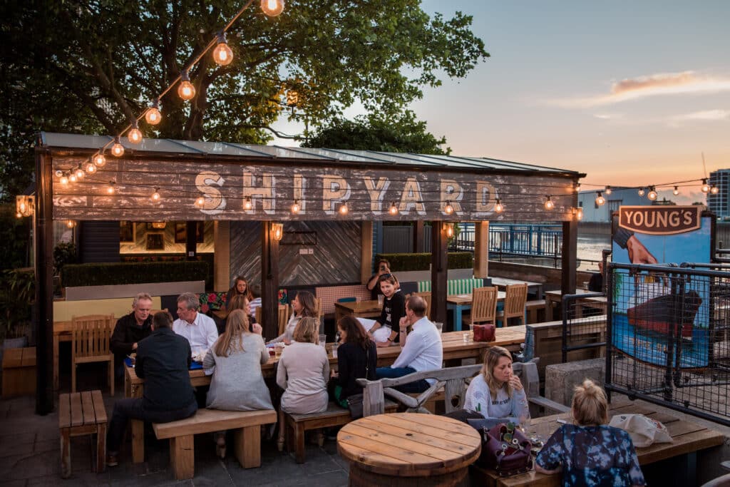 Pubs on the Thames in London image