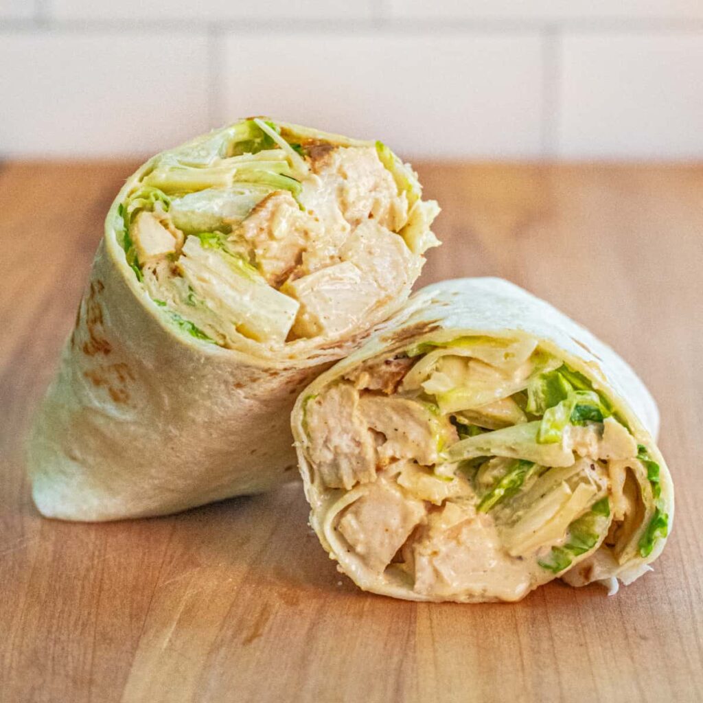 Chicken Caesar Salad Wrap 12