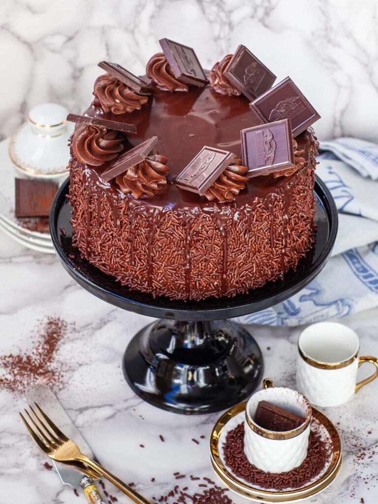 The Best Dark Chocolate Cake Recipe 3
