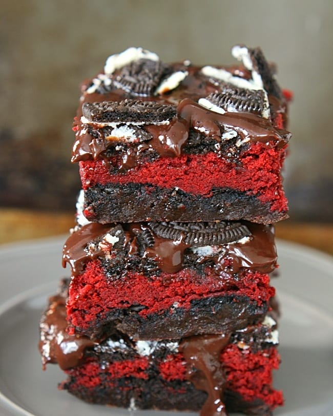red velvet brownies image