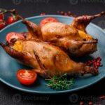 Butterflied Quail with Orange image