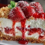 Strawberry Crunch Cake image