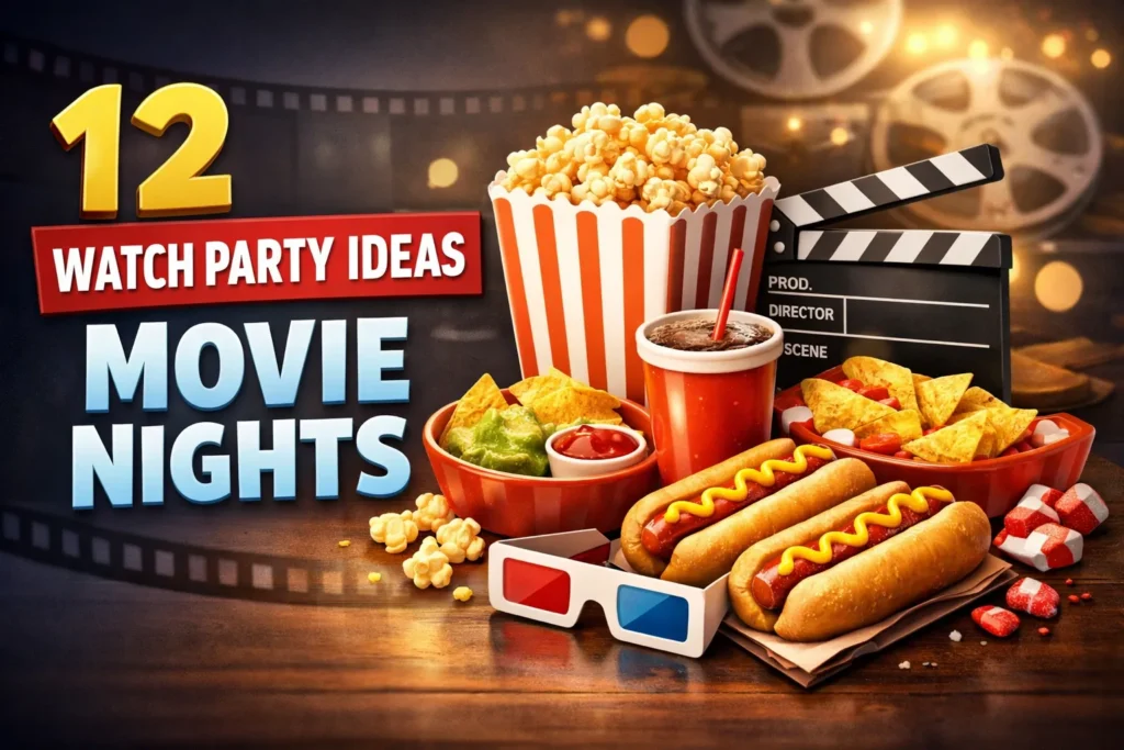 12 Watch Party Ideas Movie Nights: Creative Ways to Elevate Your Home Movie Experience 1 Watch Party Ideas