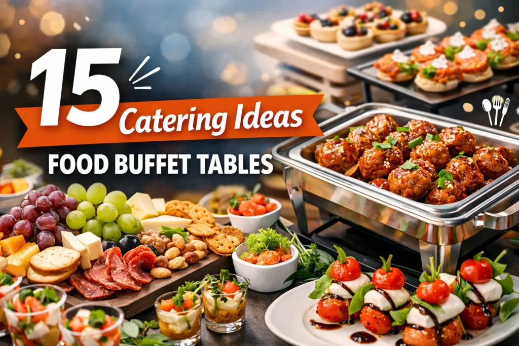 15 Catering Ideas Food Buffet Tables That Instantly Elevate Any Event Setup 1 Catering Ideas Food Buffet Tables