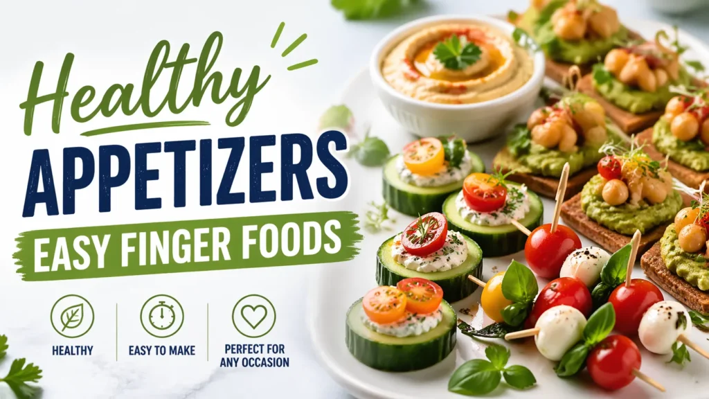 10 Healthy Appetizers Easy Finger Foods That Everyone Will Love 1 Healthy Appetizers Easy Finger Foods