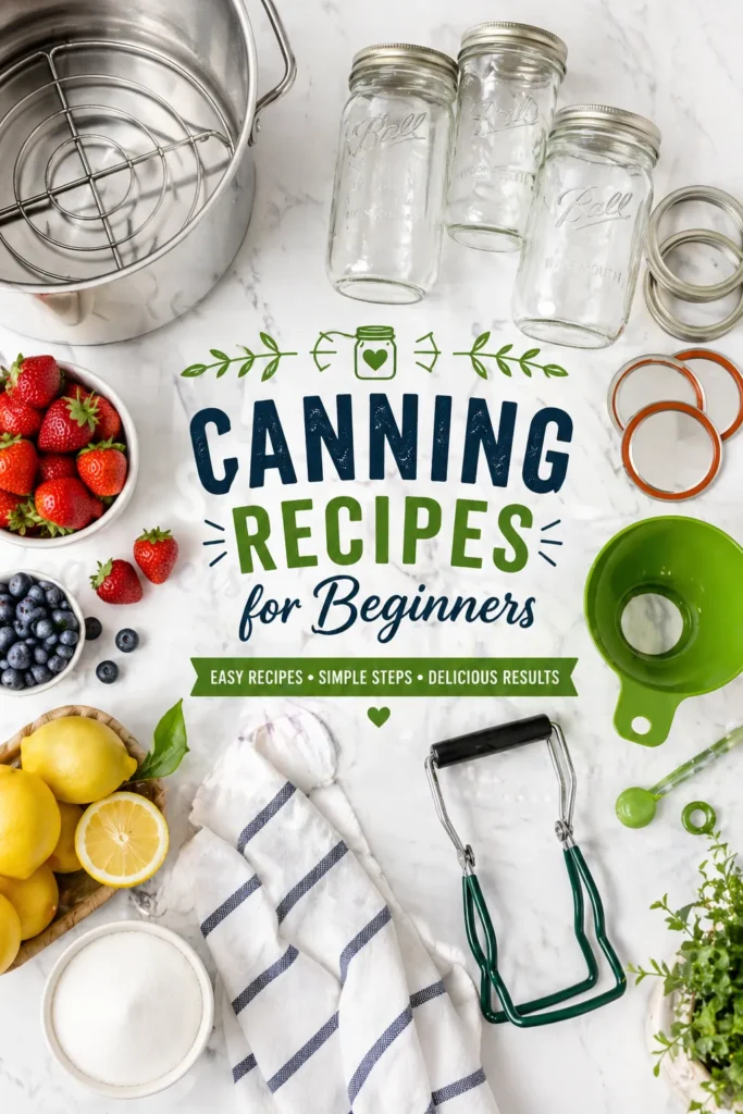 Canning Recipes for Beginners: A Complete Guide to Easy, Safe & Delicious Home Preserving 2 ChatGPT Image Apr 25 2026 11 29 10 AM