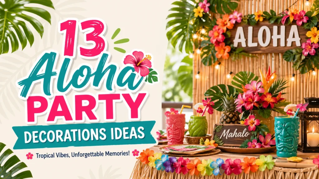 13 Aloha Party Decorations Ideas: Bring a Hawaiian Paradise to Your Celebration 1 aloha party decorations ideas