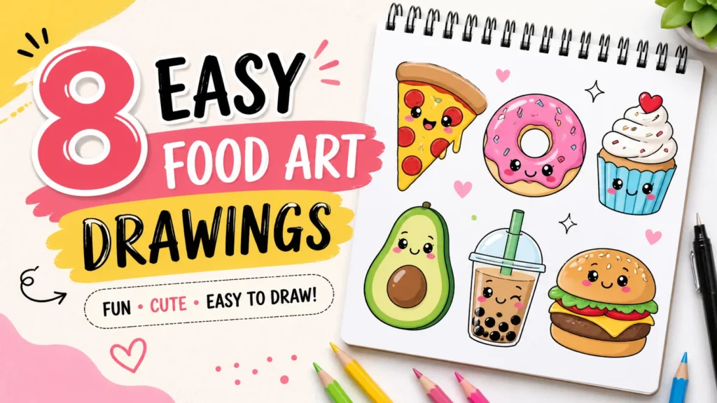 8 Easy Food Art Drawings That Anyone Can Create (Even Beginners) 1 easy food art drawings