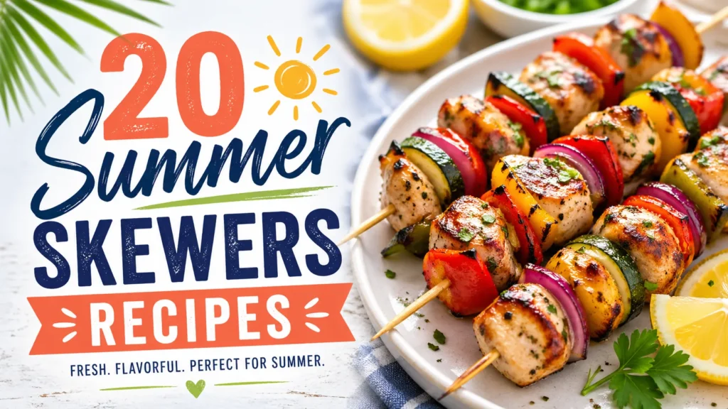 20 Summer Skewers Recipes That Turn Every BBQ Into a Flavour-Packed Feast 1 summer skewers recipes