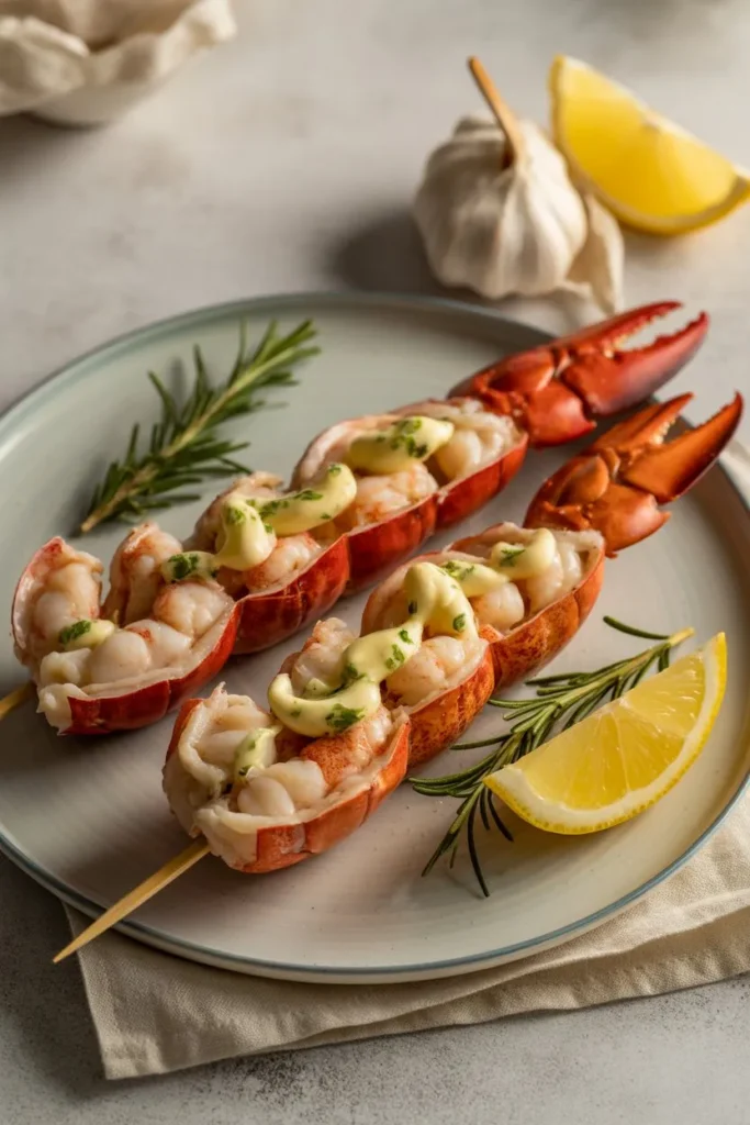 20 Summer Skewers Recipes That Turn Every BBQ Into a Flavour-Packed Feast 19 luxurious lobster skewers brushed with g Au1JAXo8SyC8hvC6QxrQkQ srQxM65ASOWHWteCndvNCw cover