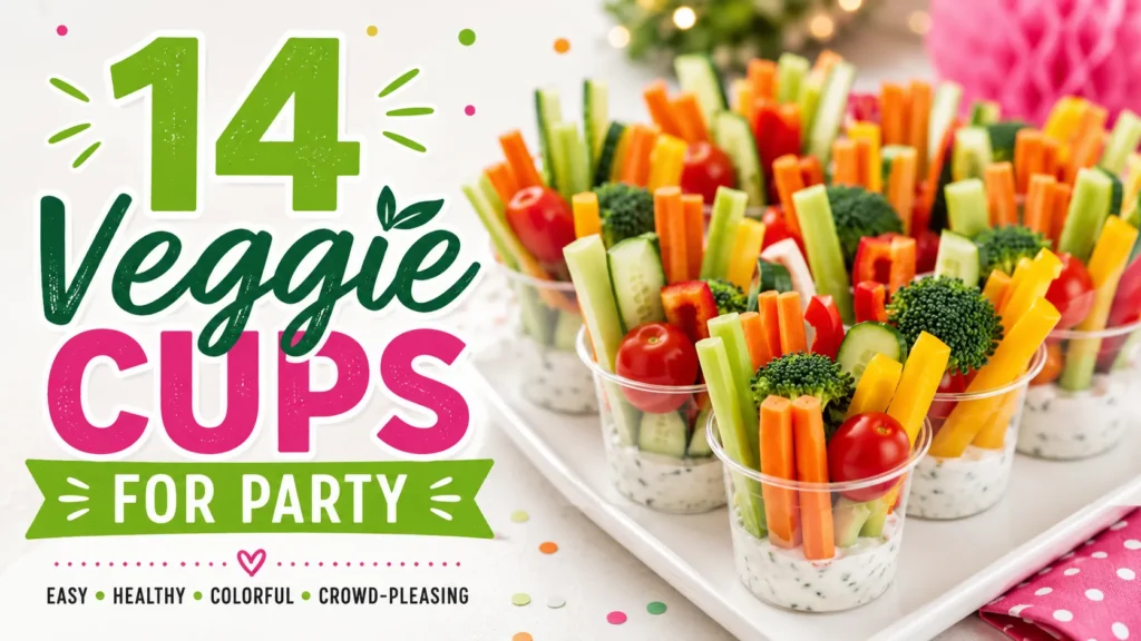14 Veggie Cups for Party That Make Healthy Snacking Look Fun and Effortless 1 veggie cups