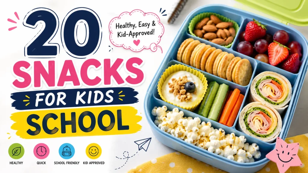 20 Snacks For Kids School That Make Lunchboxes Easy, Fun, and Kid-Approved 1 snacks for kids school