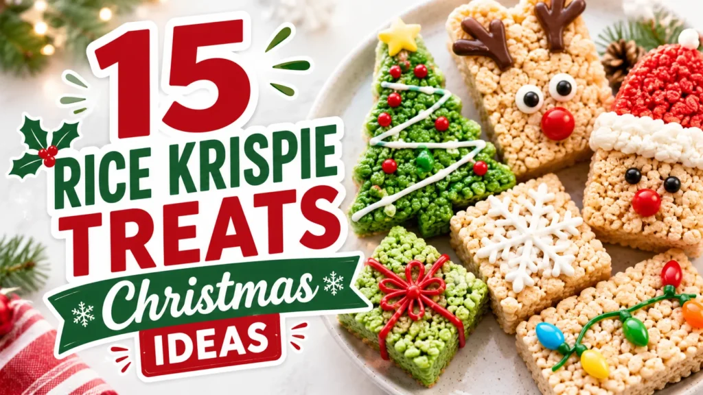 15 Rice Krispie Treats Christmas Recipe Ideas 1 rice krispie treats christmas