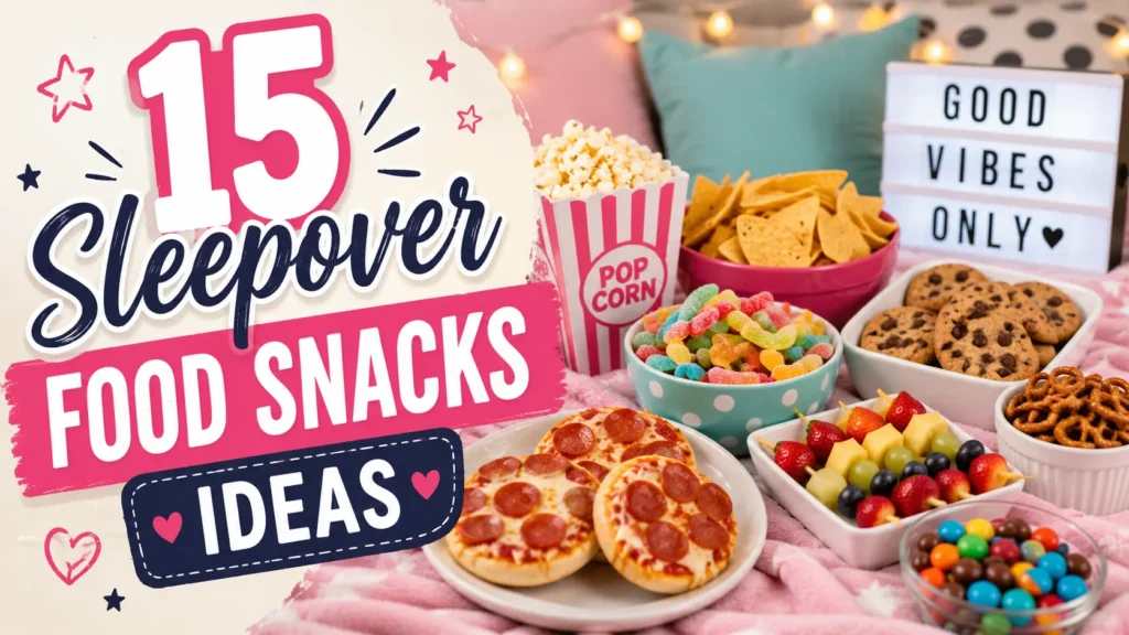 15 Sleepover Food Snacks Ideas That Make Any Night Feel Extra Fun 1 sleepover food snacks ideas