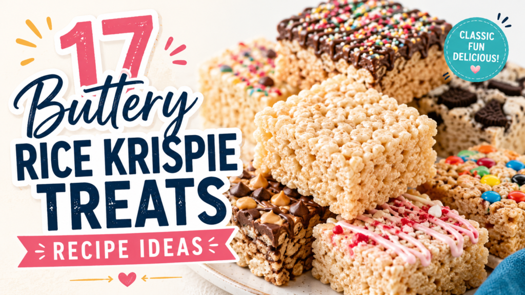 17 Buttery Rice Krispie Treats Recipe Ideas That Stay Soft, Gooey, and Irresistible 1 buttery rice krispie treats recipe