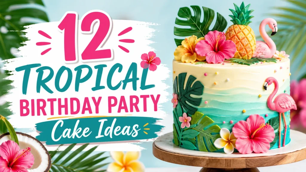 12 Tropical Birthday Party Cake Ideas That Bring Island Vibes to Any Celebration 1 tropical birthday party cake ideas