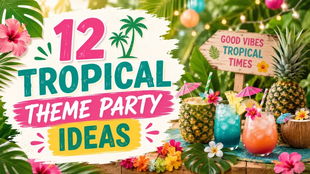 12 Tropical Theme Party Ideas That Bring Instant Island Vibes to Any Celebration 1 tropical theme party ideas