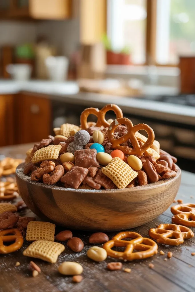 15 Snack Mix Recipes Sweet and Salty That Turn Everyday Ingredients Into Addictive Treats 2 a close up food photography shot of a ri NXIzXAUWStGcCjiBbEOclw LE Cj sTRYqxoas 3iNGww cover 1