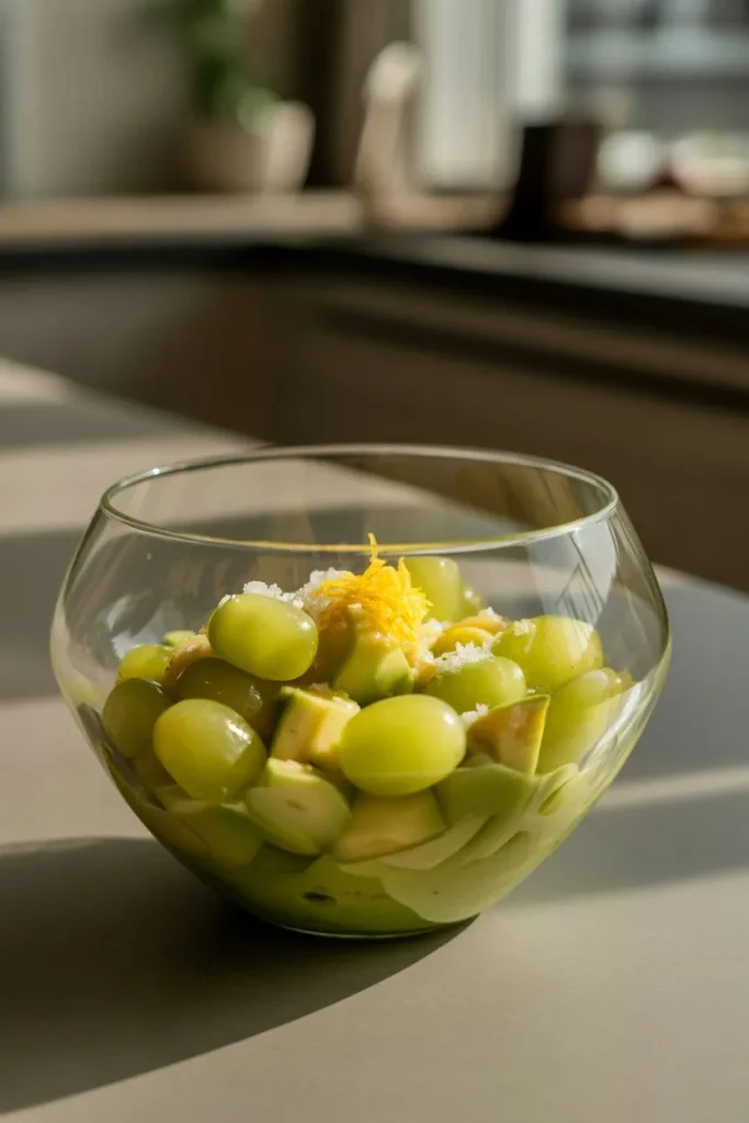 12 Green Fruit Salad Recipe ideas: Fresh, Healthy & Easy Ideas for Everyday Eating 3 a creamy avocado and green grape fruit s taFDbNnaS uRDEUp2d0B4w BZP6ZY2LS mEzifw7S0yiw cover