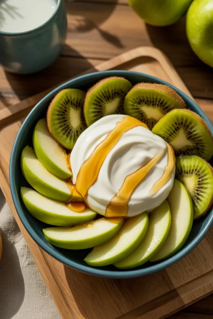 12 Green Fruit Salad Recipe ideas: Fresh, Healthy & Easy Ideas for Everyday Eating 10 a healthy yogurt fruit bowl layered with y04EW34xSDeXfeaPGWgiBQ 4OLcFuvfRLyehcerqlYOyA cover