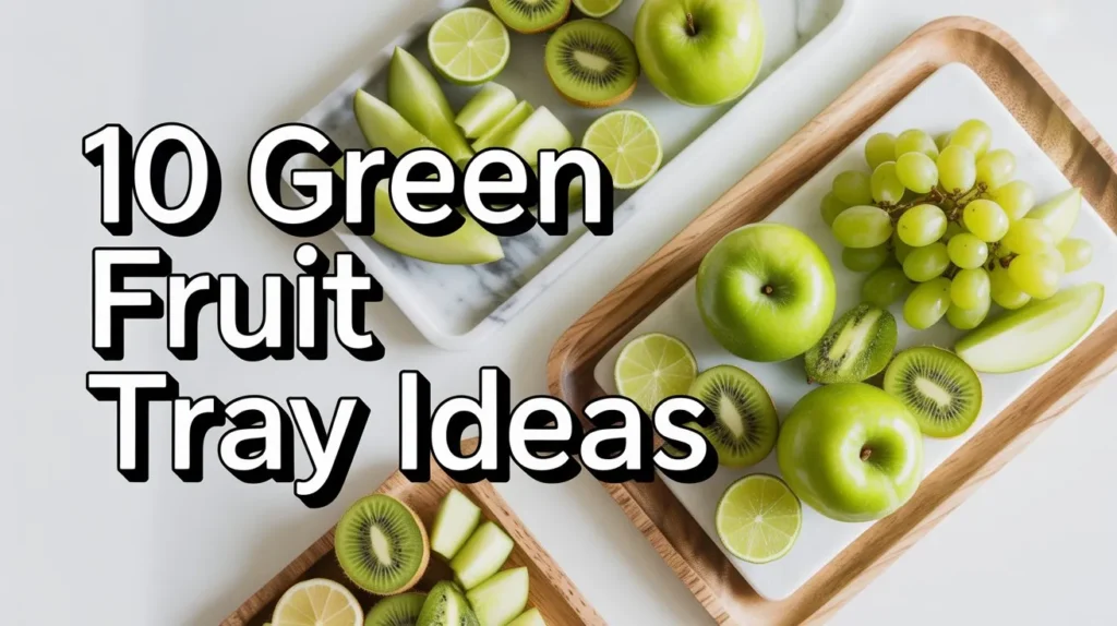 10 Green Fruit Tray Ideas That Look Stunning, Taste Fresh, and Make Healthy Eating Effortless 1 green fruit tray