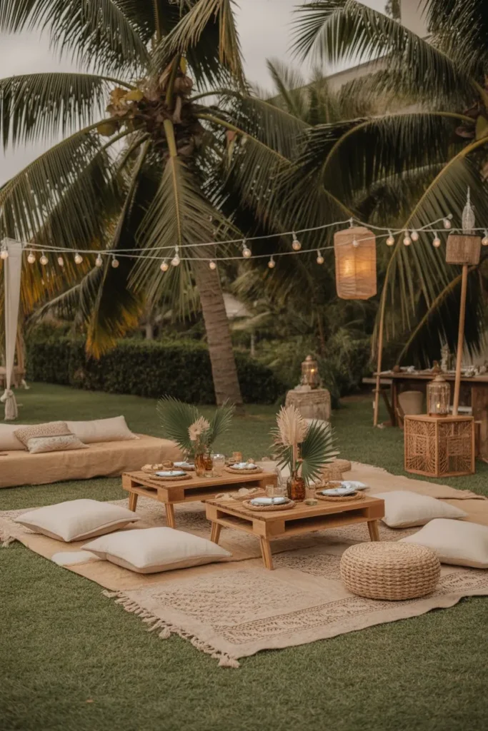 13 Tropical Birthday Party Ideas: Create a Vibrant Island-Inspired Celebration at Home 9 a tropical outdoor picnic party setup wi C84JdURCTP66svbBRbbG5w FSe gu1MQgKj45nogzlumw cover