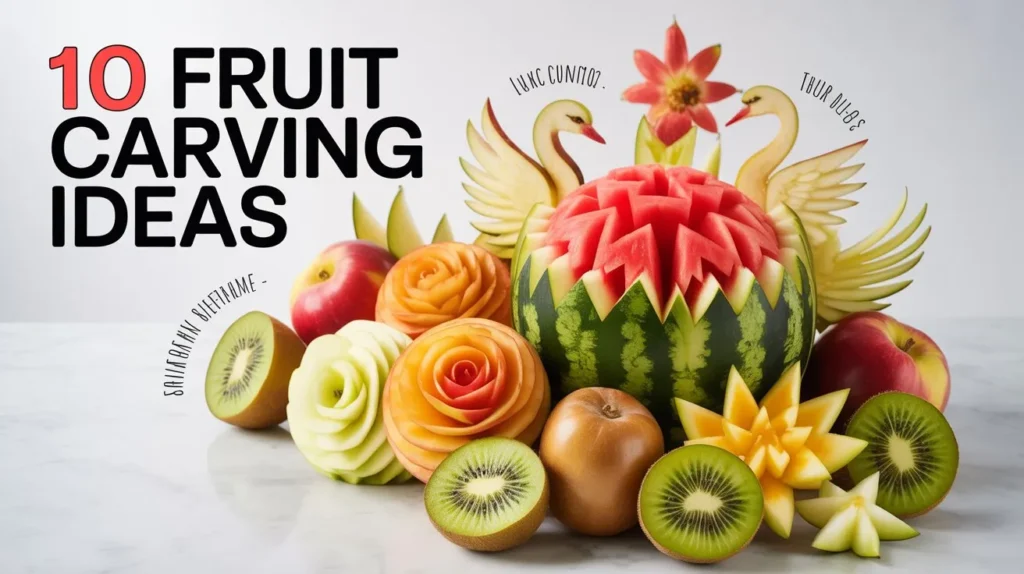 10 Fruit Carving Ideas: Stunning, Easy Designs Anyone Can Master at Home 1 fruit carving ideas