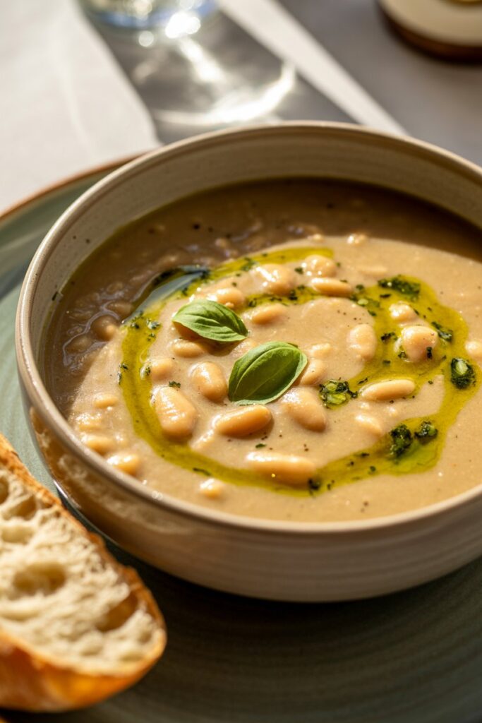20 Amazing Food Decoration Ideas That Turn Every Meal Into a Masterpiece 2 close up of creamy white bean soup in a js8n0jcjVM2SqkX767HGEA g8cBDhFgQ5C6Fh0TJFWsIw cover