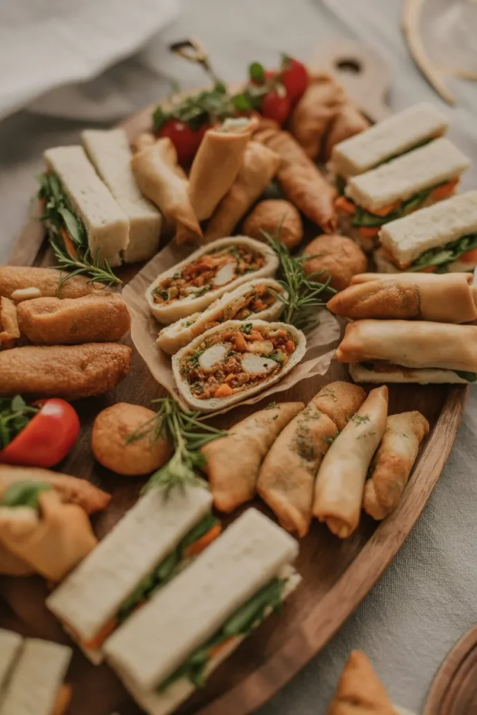 15 Catering Ideas Food Party: Creative, Easy & Crowd-Pleasing Menu Inspiration 2 close up of party finger food platter wi E25AG24fTa68pkmh8ZyC1Q R39O6mPSE2DVbU6E 2ktQ cover