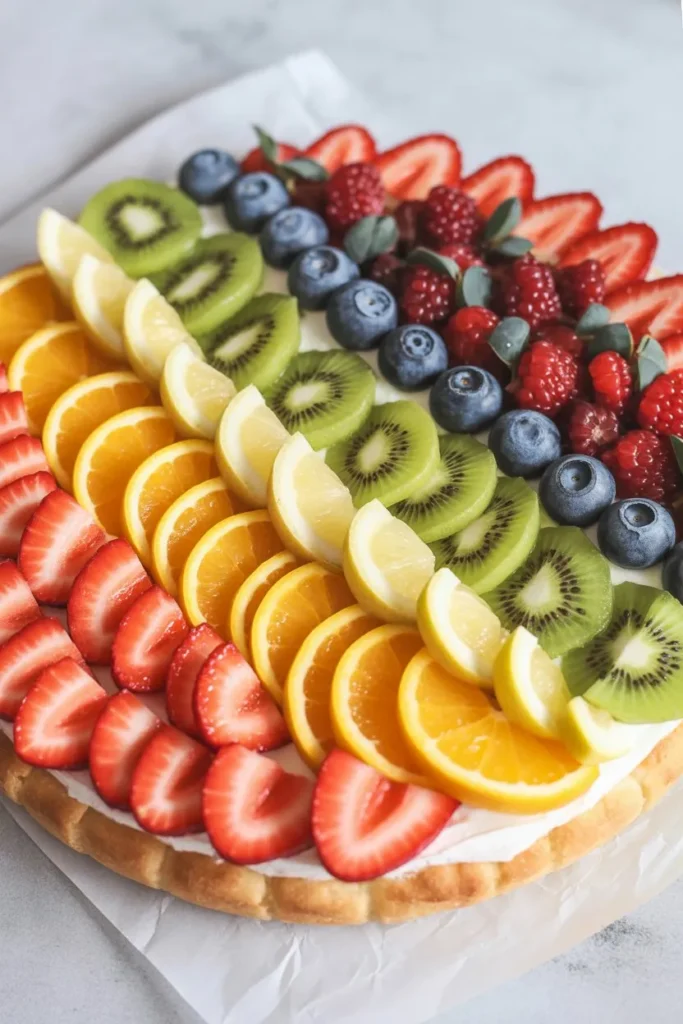 14 Fruit Pizza Recipe with Cream Cheese: The Ultimate Guide to Sweet, Fresh & Irresistible Desserts 14 colorful mixed fruit pizza arranged in r qR6KhmOaSz LE2FbmEutNg AwuEOf14RFW dQH1FQmNdA cover